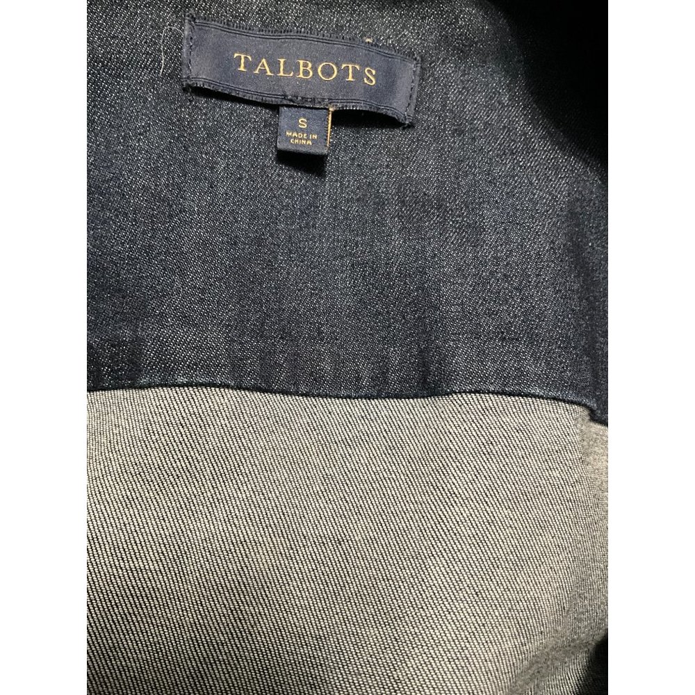 Talbots small‎ denim jacket - Picture 3 of 6